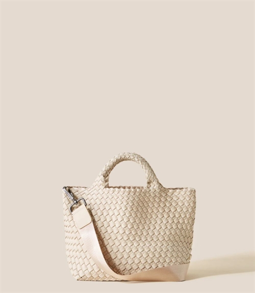 NAGHEDI ST. BARTHS SMALL TOTE ECRU